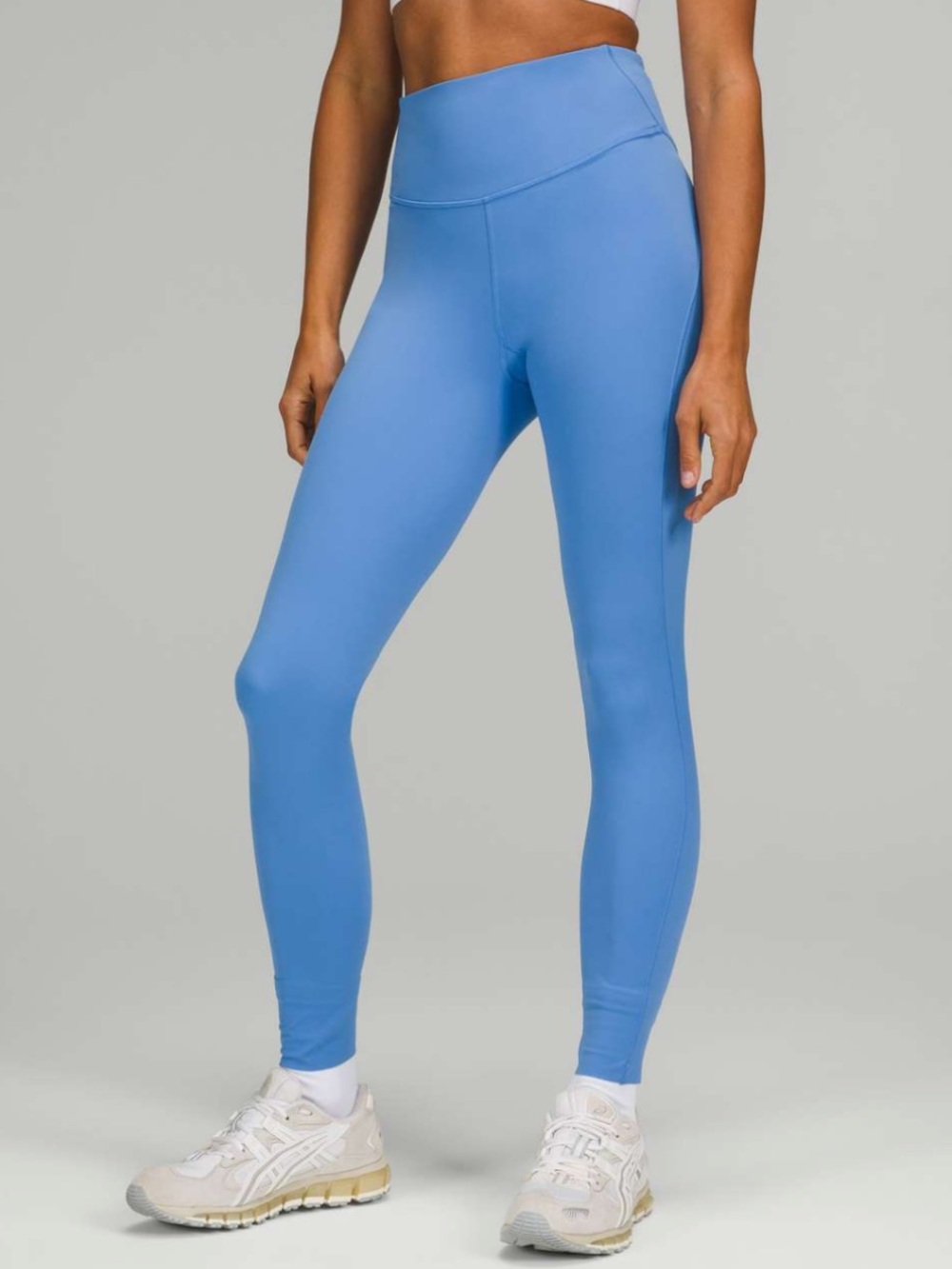 Lululemon base pace leggings brushed nulux for cold weather 6 blue Nile